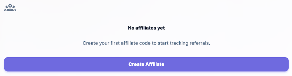 Add a new affiliate