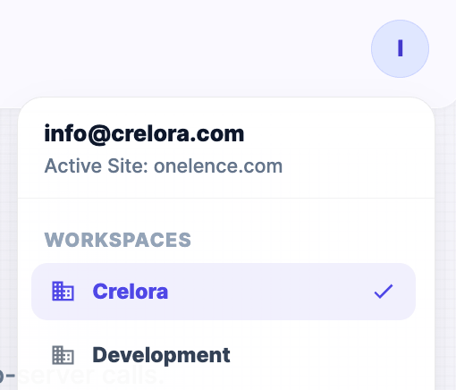 Select Workspace