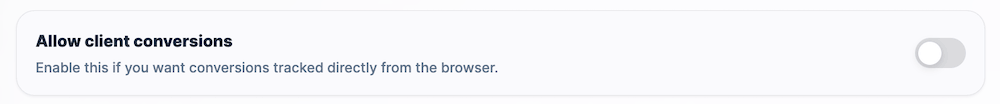 Allow Client Conversions